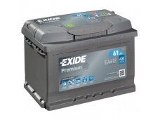 Akumuliatorius Exide Premium EA612 12V 61Ah 600A