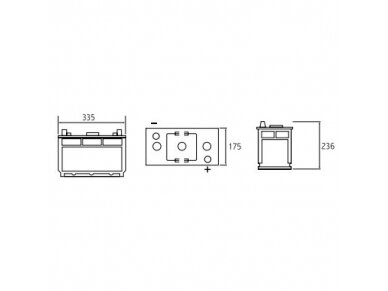 Akumuliatorius Jenox CLASSIC 6V - 165Ah, 850A 2