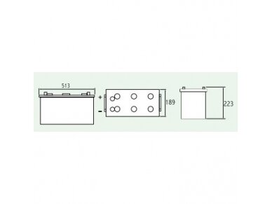 Akumuliatorius Jenox CLASSIC TRUCK - 145Ah, 900A, 12V 2