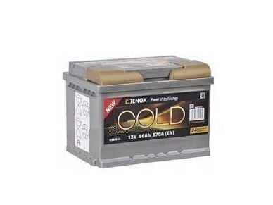 Akumuliatorius Jenox GOLD 56Ah, 550A, 12V