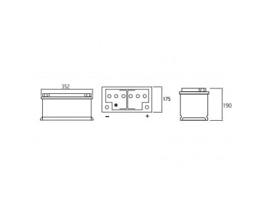 Akumuliatorius Jenox GOLD 95Ah, 820A, 12V 2