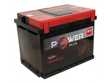 Akumuliatorius  Power Plus  12V 55AH 420A EN