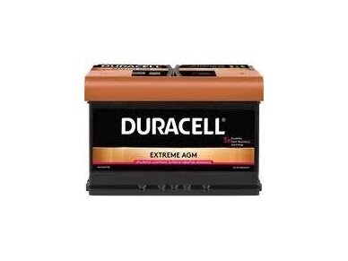 Duracell Extreme AGM DE 70 AGM 12V 70Ah 720A Akumuliatorius