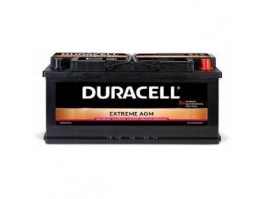 Duracell Extreme AGM DE 105 AGM 12V 105Ah 950A Akumuliatorius