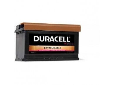 Duracell Extreme AGM DE 80 AGM 12V 80Ah 800A Akumuliatorius