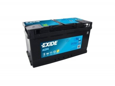 EXIDE EK960 96Ah 850A (EN) AGM akumuliatorius