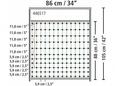 Vartai 95-125cm tinklui 3